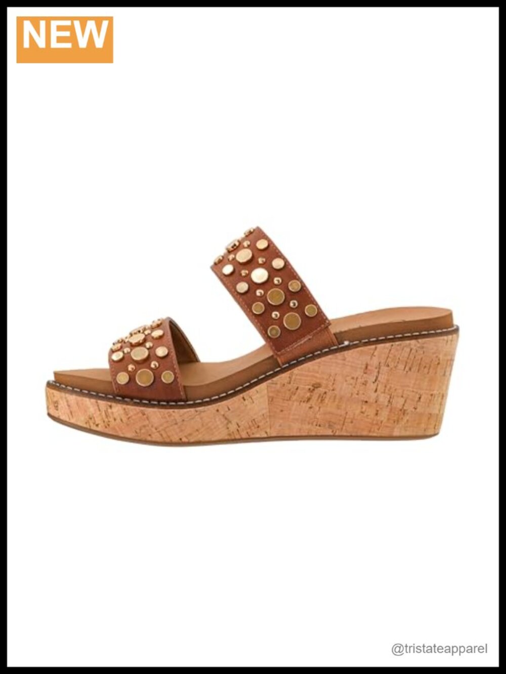 Corkys Bad Habit Wedge Sandals Synthetic Double Strap 2.5" Heel Open Toe